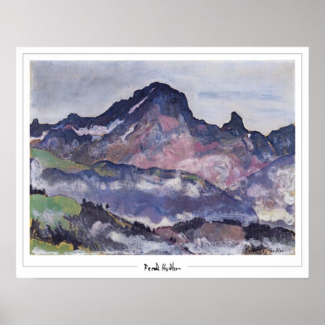 Ferdinand Hodler Zedign Art Poster nr 185 (Framsidan)
