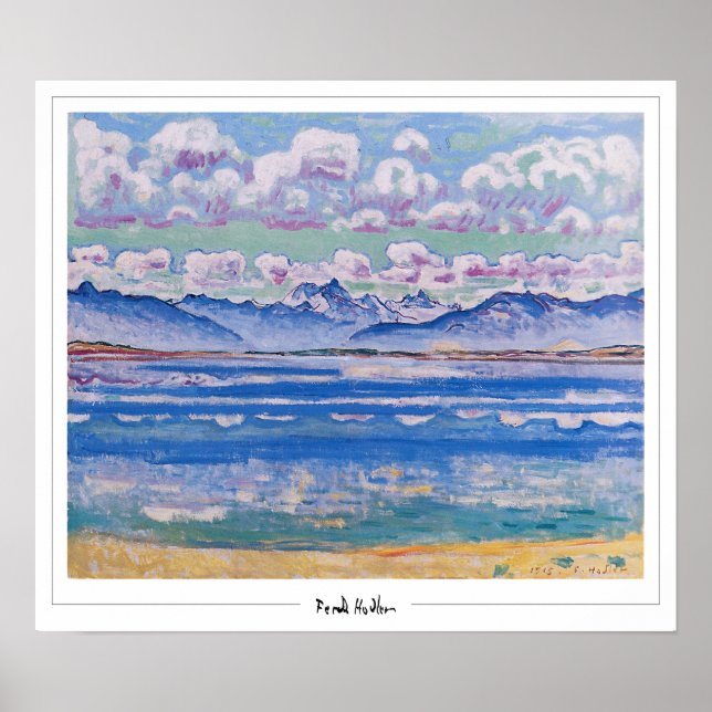 Ferdinand Hodler Zedign Art Poster nr 230 (Framsidan)