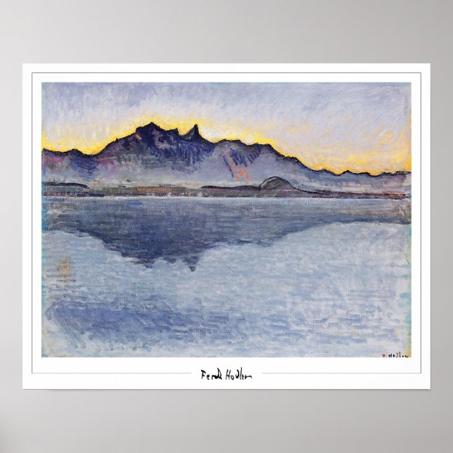 Ferdinand Hodler Zedign Art Poster nr 237 (Framsidan)