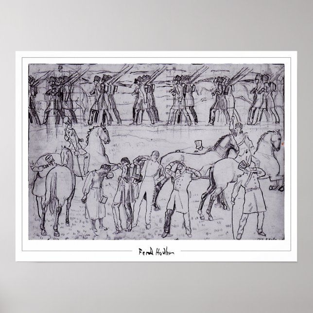 Ferdinand Hodler Zedign Art Poster nr 243 (Framsidan)