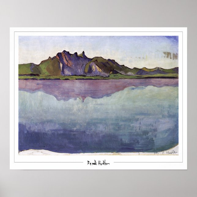 Ferdinand Hodler Zedign Art Poster nr 247 (Framsidan)