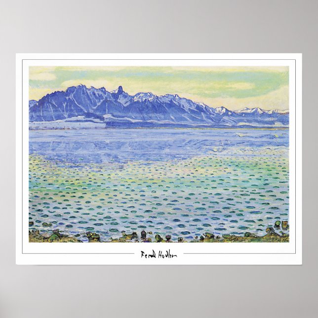 Ferdinand Hodler Zedign Art Poster nr 268 (Framsidan)