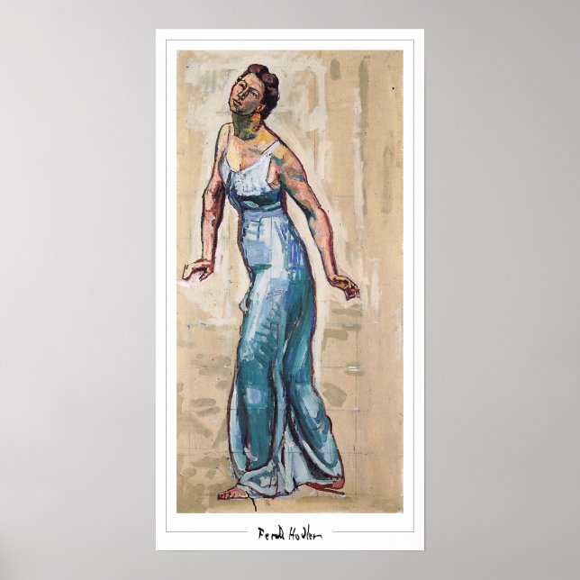 Ferdinand Hodler Zedign konstaffisch #153 Poster (Framsidan)