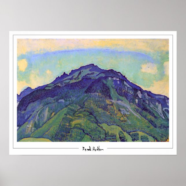 Ferdinand Hodler Zedign konstaffisch #172 Poster (Framsidan)