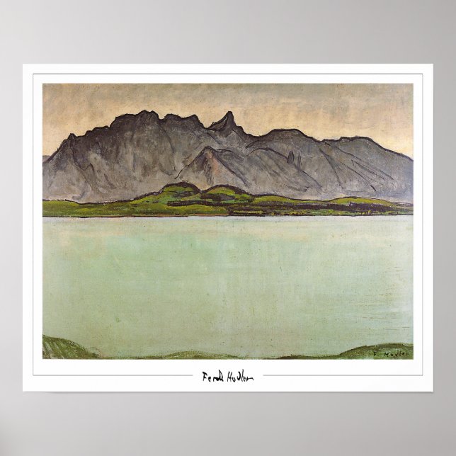 Ferdinand Hodler Zedign konstaffisch #248 Poster (Framsidan)