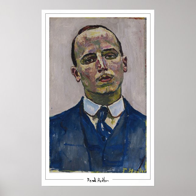 Ferdinand Hodler Zedign konstaffisch #254 Poster (Framsidan)