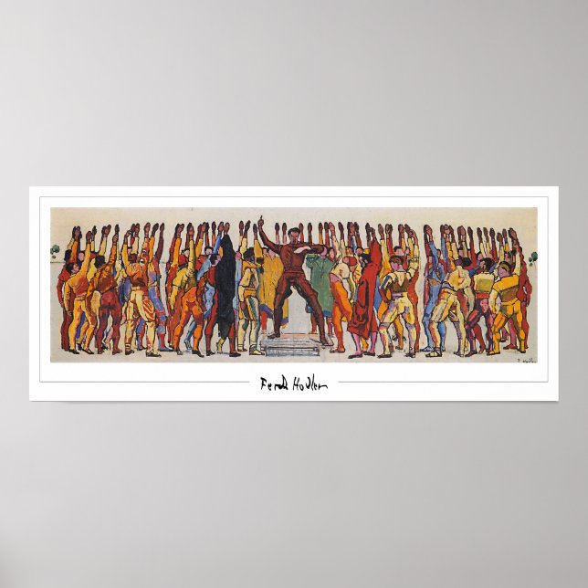 Ferdinand Hodler Zedign konstaffisch #263 Poster (Framsidan)