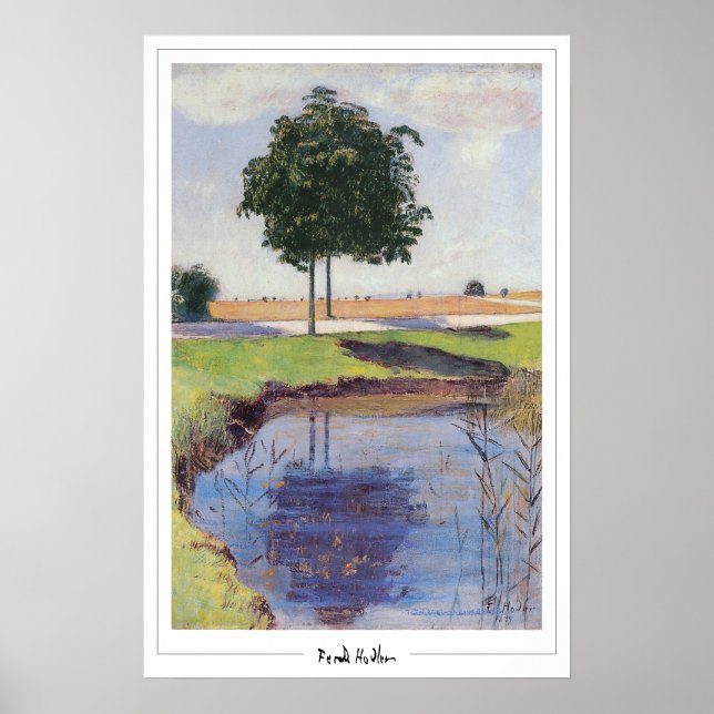 Ferdinand Hodler Zedign konstaffisch #51 Poster (Framsidan)