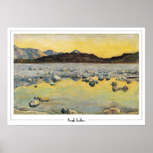 Ferdinand Hodler Zedign konstaffisch #84 Poster