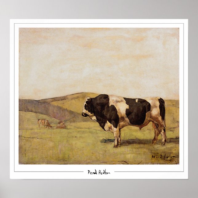 Ferdinand Hodler Zedign konstaffisch #90 Poster (Framsidan)