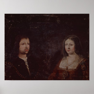 Ferdinand II av Aragon och Isabella I av Kastile Poster