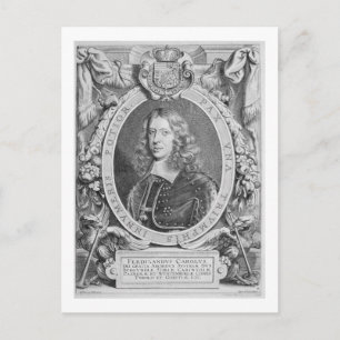 Ferdinand III (1608-57) Archduke of Austria, Helig Vykort