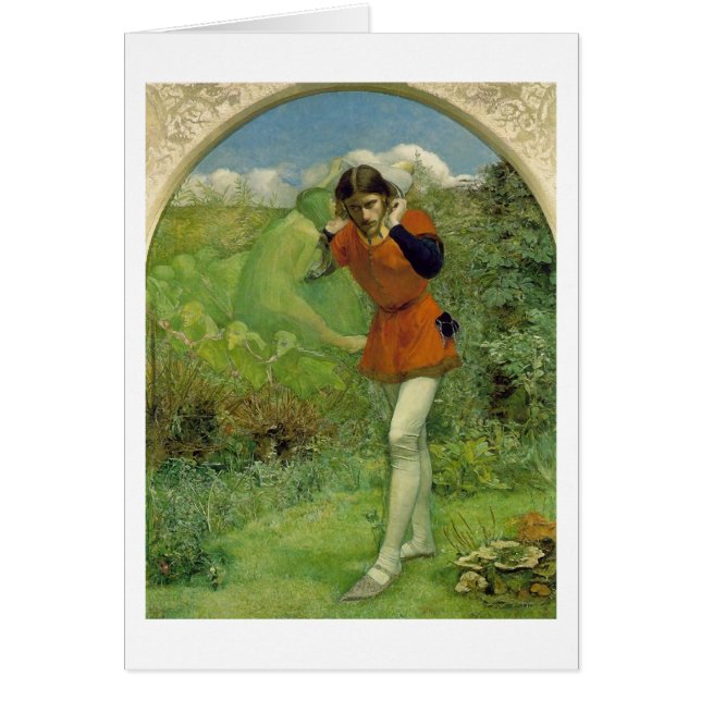 Ferdinand Lured av Ariel Millais Fine Art OBS Kort (Framsidan)