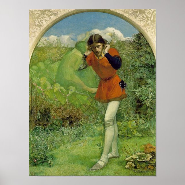 Ferdinand Lured av Ariel Millais Fine Art Poster (Framsidan)