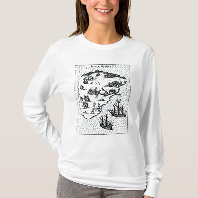 Ferdinand Magellan stridighetinfödingar på ön Tee Shirt (Framsida)
