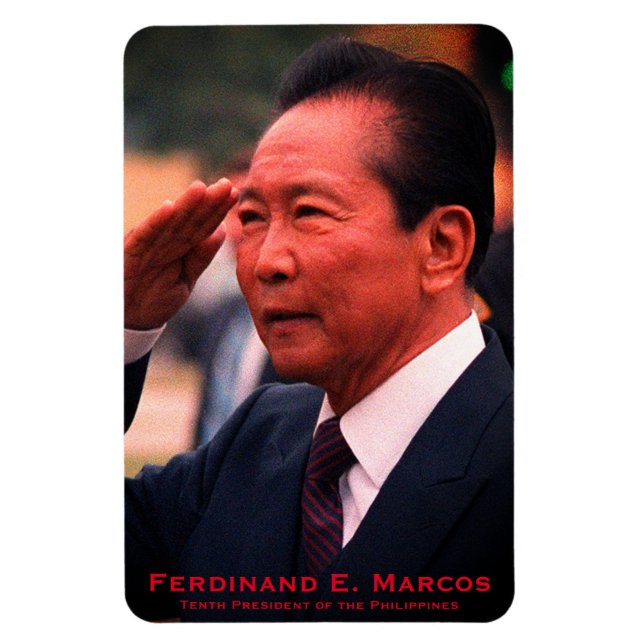 Ferdinand Marcos, Filippinernas tionde president Magnet (Vertikal)