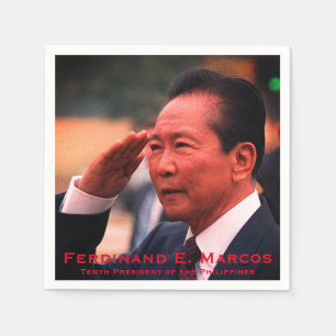 Ferdinand Marcos, Filippinernas tionde president Pappersservett