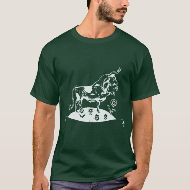 Ferdinand tjuren Vit pojke T Shirt (Framsida)