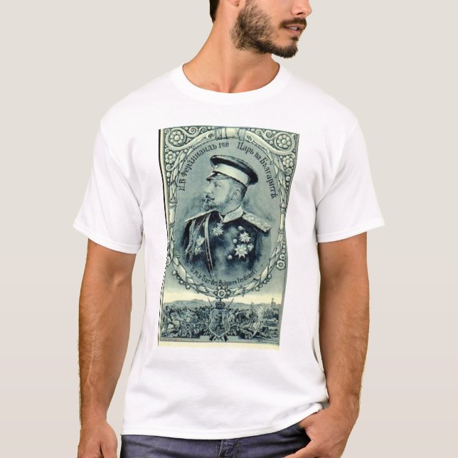 Ferdinand tsar av Bulgarien Tee Shirt (Framsida)