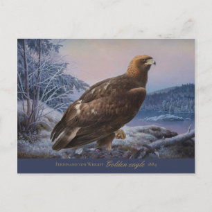 Ferdinand von Wright Golden eagle 1884 CC0314 Vykort