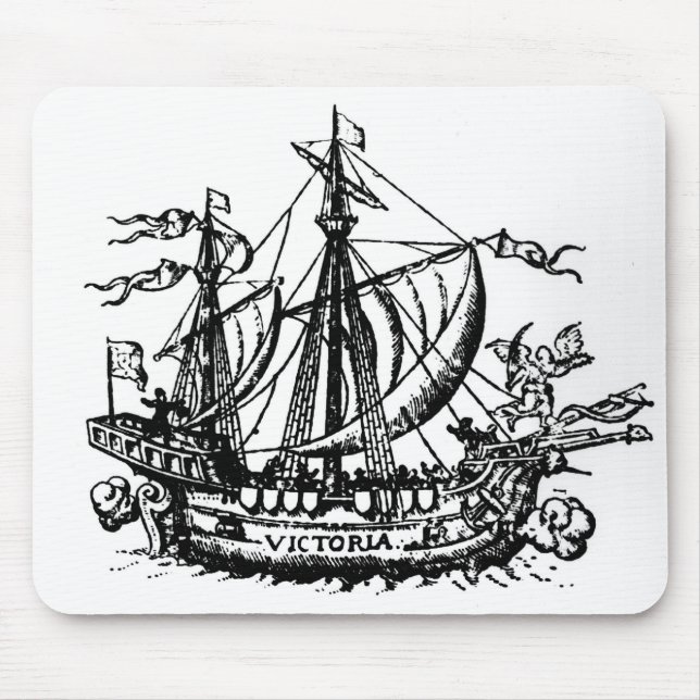 Ferdinands Magellan fartyg 'Victoria Musmatta (Framsidan)