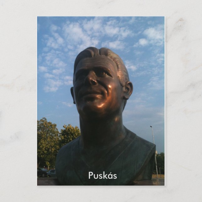 Ferenc Puskás Vykort (Framsida)