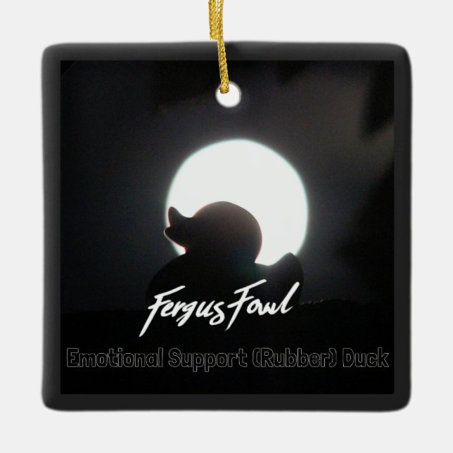 FergusFowl ES(R)D Keramisk prydnadsföremål Julgransprydnad Keramik (Framsida)