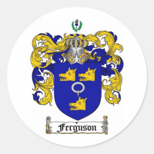 FERGUSON FAMILY CREST - FERGUSON JACKAR AV ARM RUNT KLISTERMÄRKE