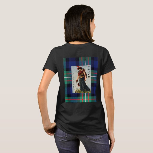 Ferguson klan keltisk kvinna T-shirt (Hel baksida)