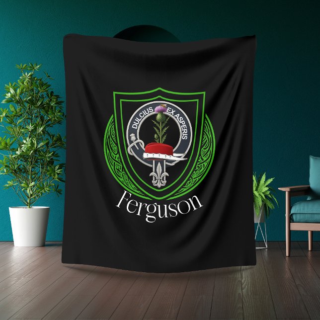 Ferguson Scottish Clan Crest Fleecefilt (Skapare uppladdad)