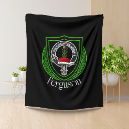 Ferguson skotska klanvapen fleecefilt