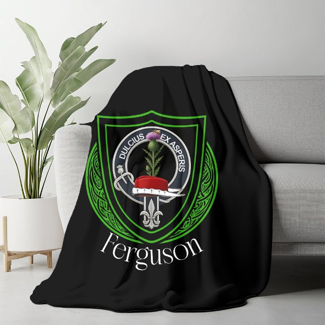Ferguson skotska klanvapen fleecefilt (Skapare uppladdad)