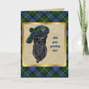 Fergusson Badge & Tartan Personlig Card Kort
