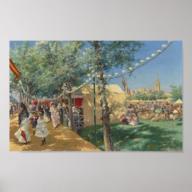 Feria de Sevilla, Manuel García y Rodríguez Poster (Framsidan)
