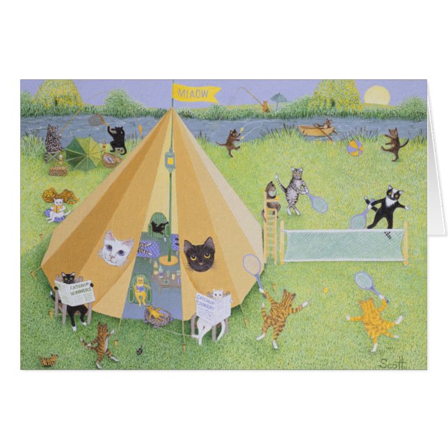 Feriekoloni Hälsningskort (Framsidan Horizontal)