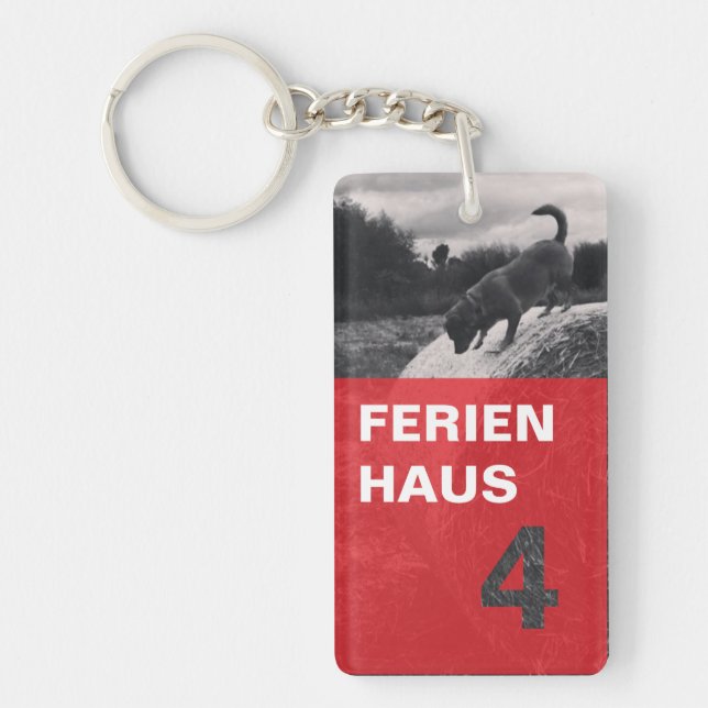 Ferienhaus Schlüsselanhänger Nyckelring (Framsidan)