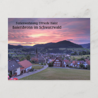 Ferienwohnung Elfriede Haist - solnedgång Vykort