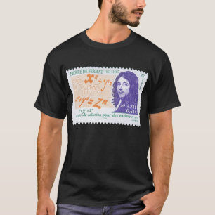 Fermat portofrimärke t-shirt