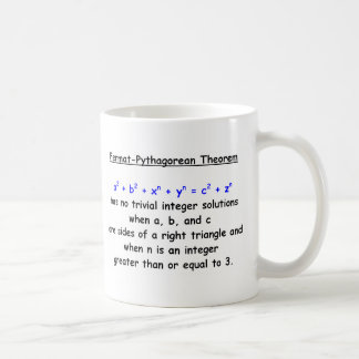 Fermat-Pythagorean-Fåniget Theorem Kaffemugg