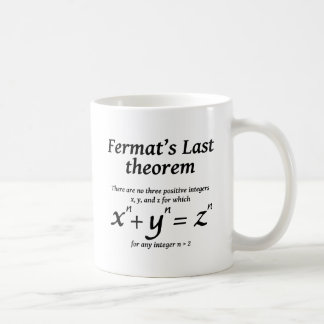 Fermats sist Theorem Kaffemugg