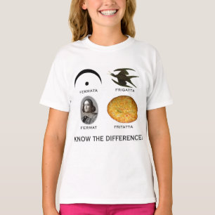 Fermatta: Vet skillnaden Tee Shirt