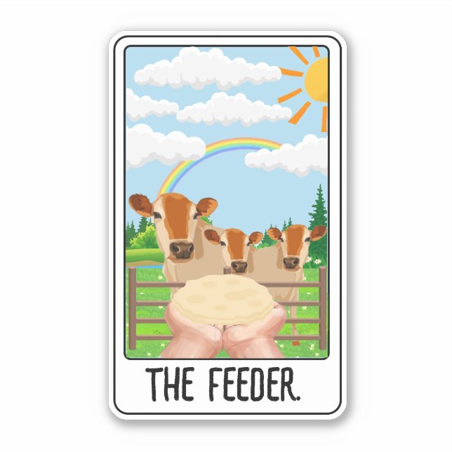 Ferment-TarotCards-Vinyl Sticker Klistermärken (Framsida)
