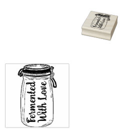 Fermenterad med Kärlek Stämpel