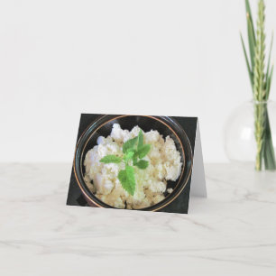 Fermenters delight Note Card för Kefir-ost Kort