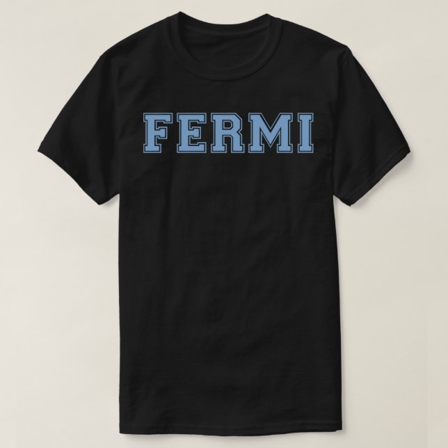 FERMI BLUE TShirt T Shirt (Design framsida)