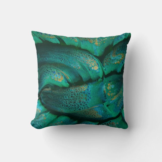 Fern Fantasy Throw Pillow Kudde (Framsida)