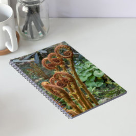 Fern Fiddleheads Botanisk Anteckningsbok