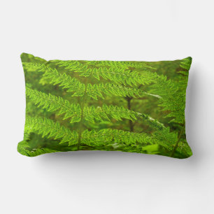 Fern Fronds III Grönt Nature Botanical Lumbarkudde