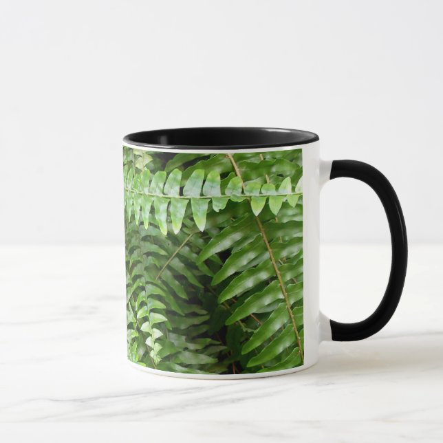 Fern Fronts I Grönt Nature Mugg (Höger)