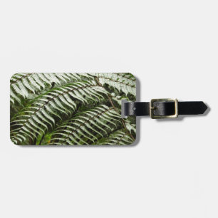 Fern Fronts II Mörk grönt natur Bagagebricka